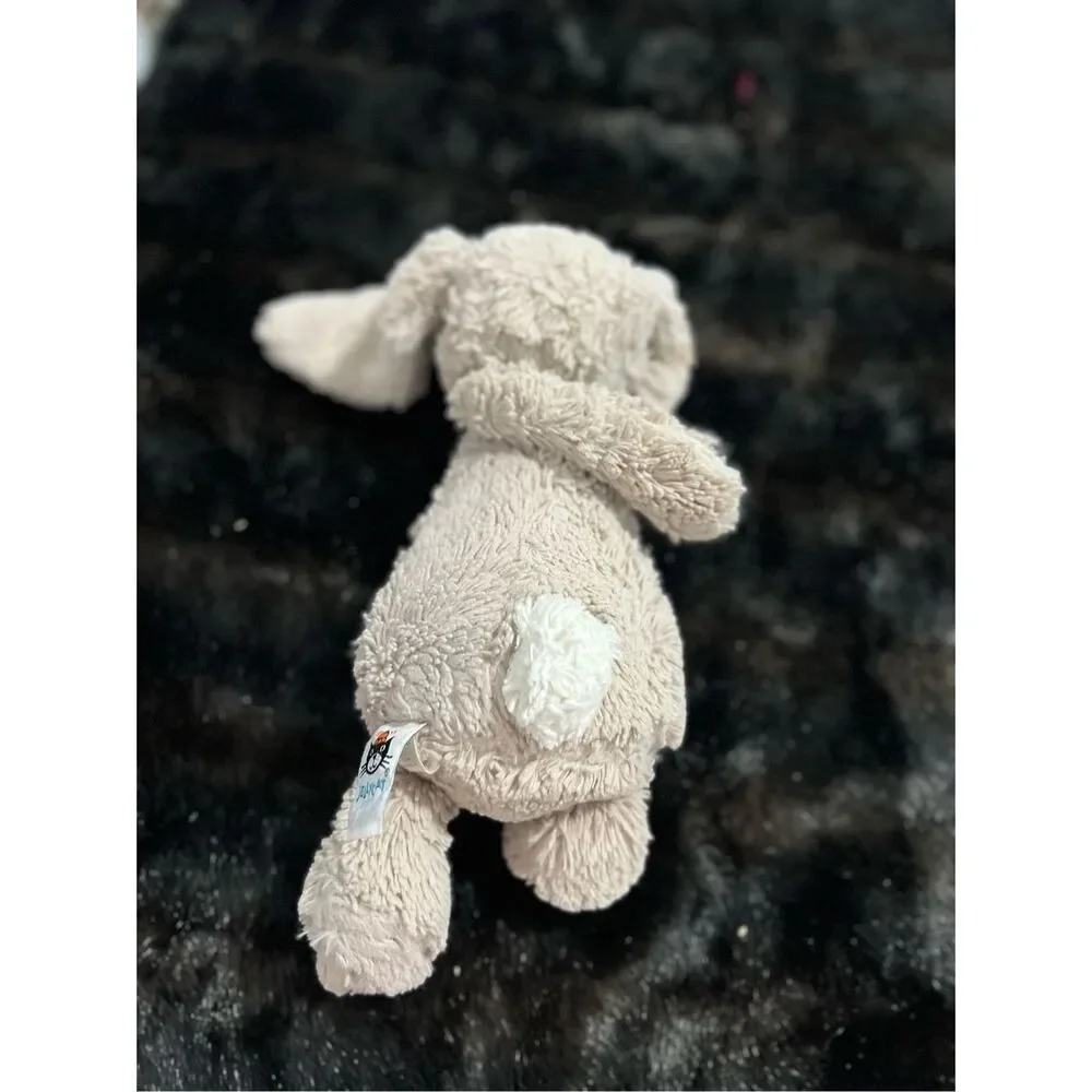 Jellycat London Bashful Bunny Rabbit 12" Plush Stuffed Animal Taupe / Tan - Picture 4 of 4